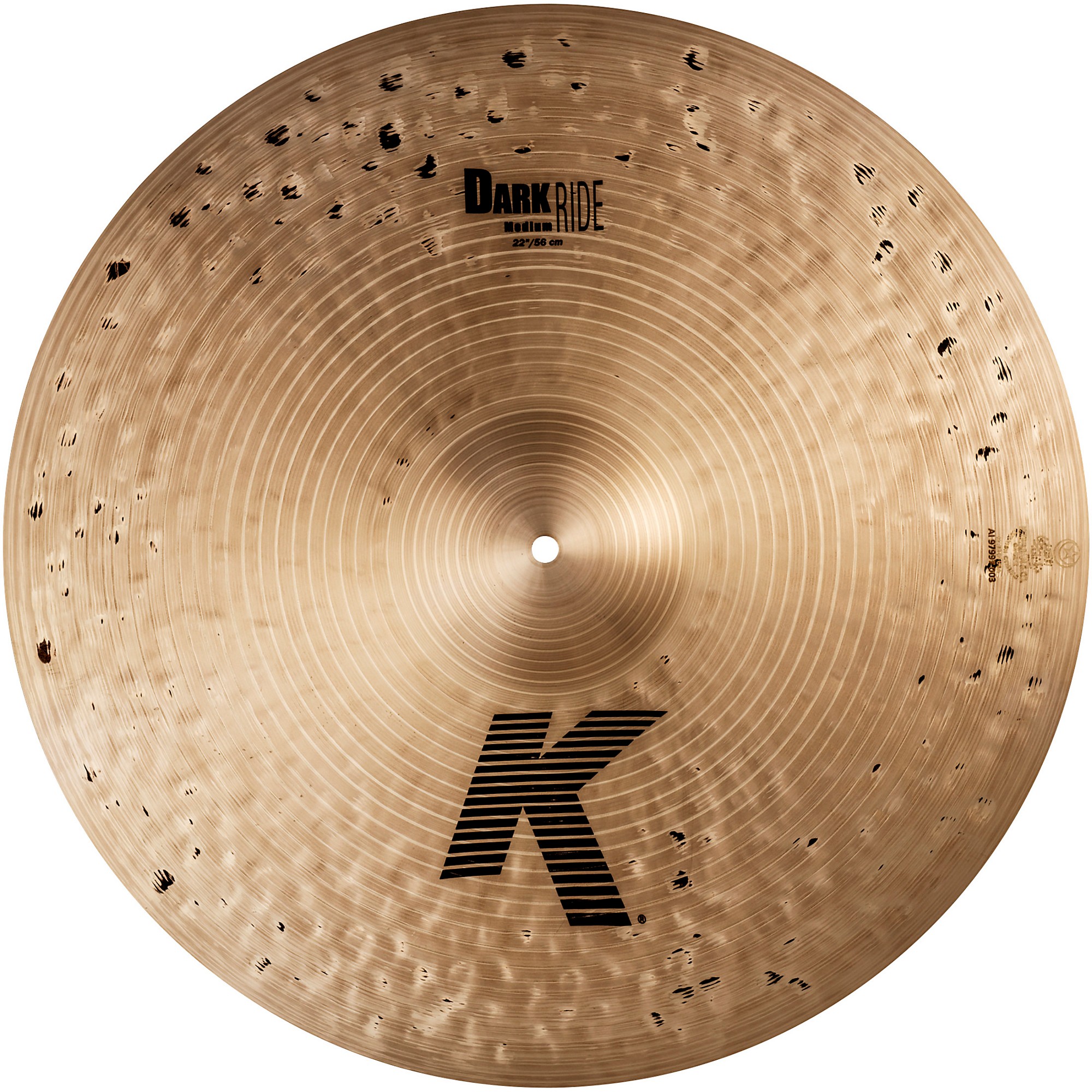 Zildjian K Dark Medium Ride Cymbal 22 in. | Guitar Center