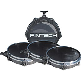 Pintech Woven Head Snare Drum and Tom Pad Set
