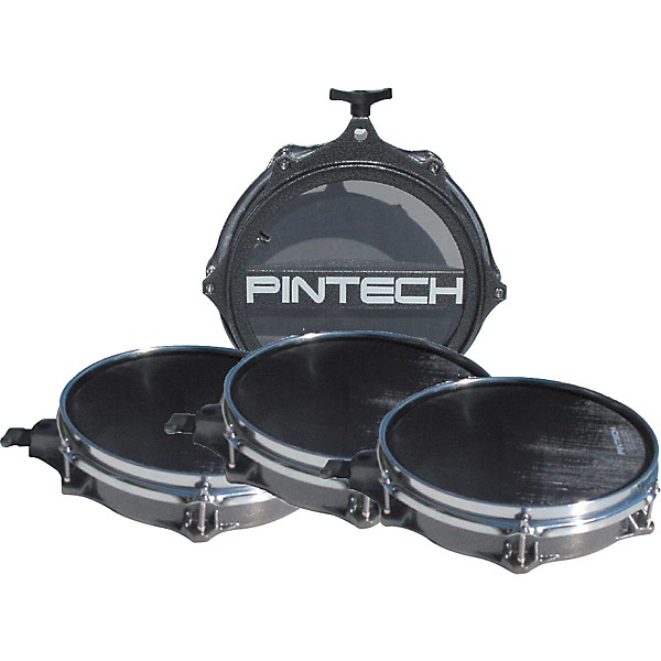 Pintech Woven Head Snare Drum and Tom Pad Set