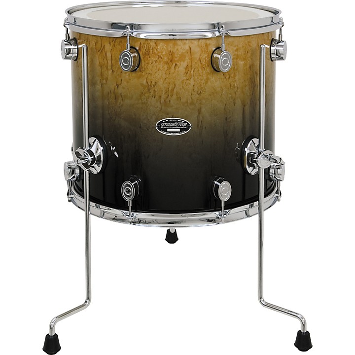 PDP by DW LXE Floor Tom Kurillian Charcoal Fade 16 x 14 in