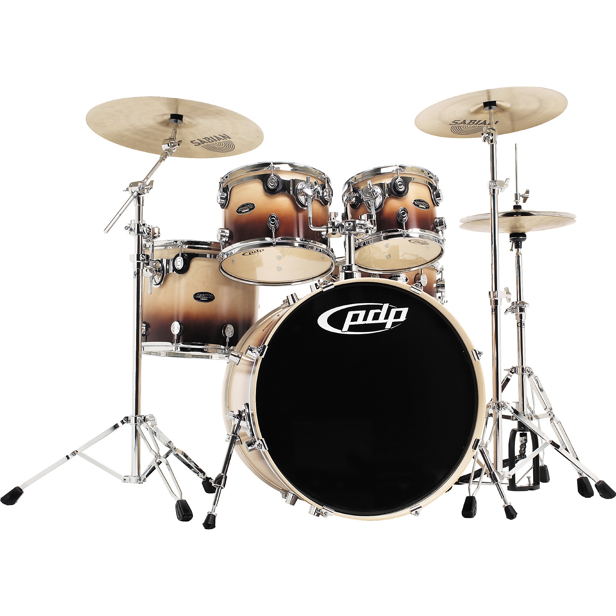 PDP by DW MX Fusion 5-Piece Drum Kit with 8.155 Hardware Satin