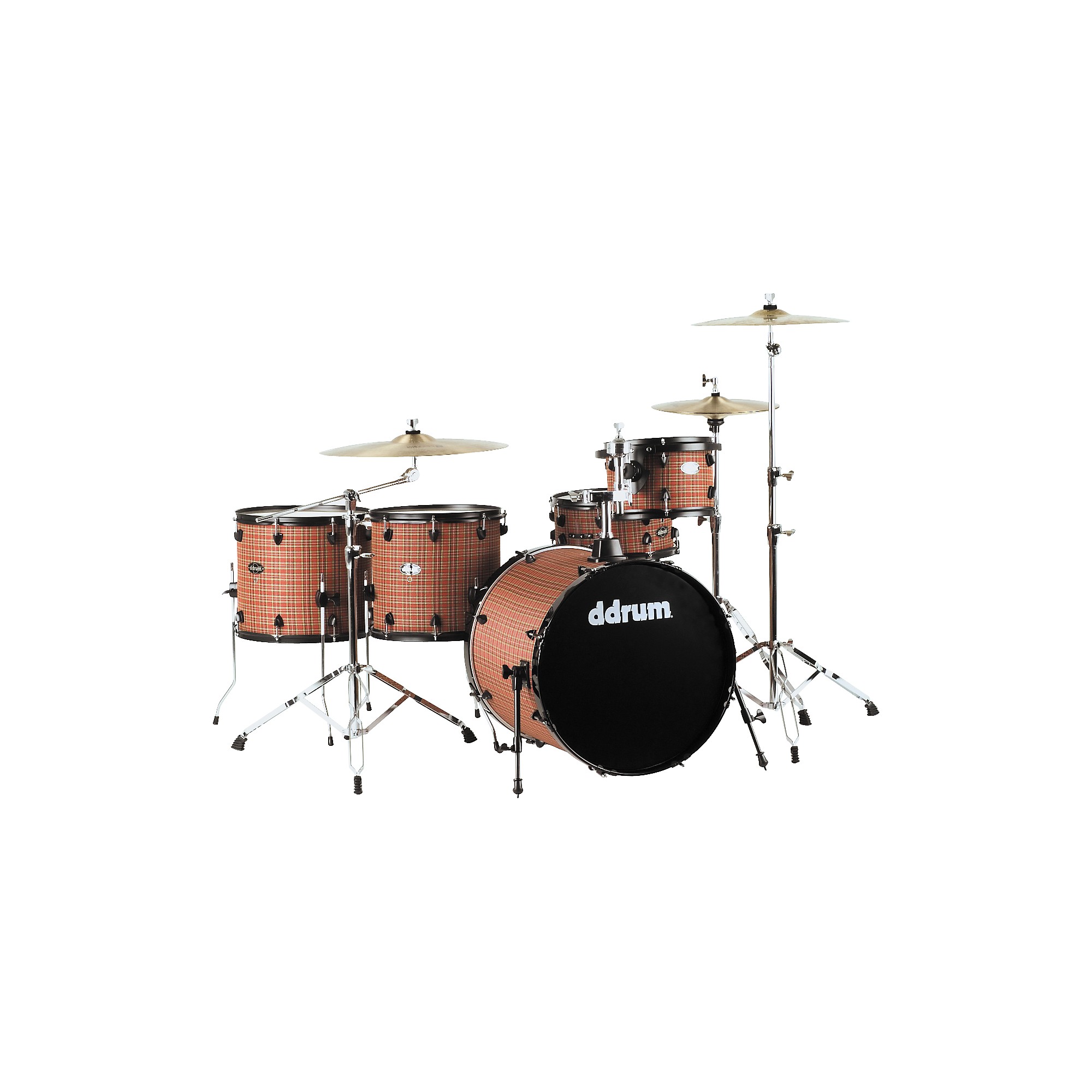 ddrum Diablo Combat Punx 5-Piece Drum Set Plaid | Guitar Center
