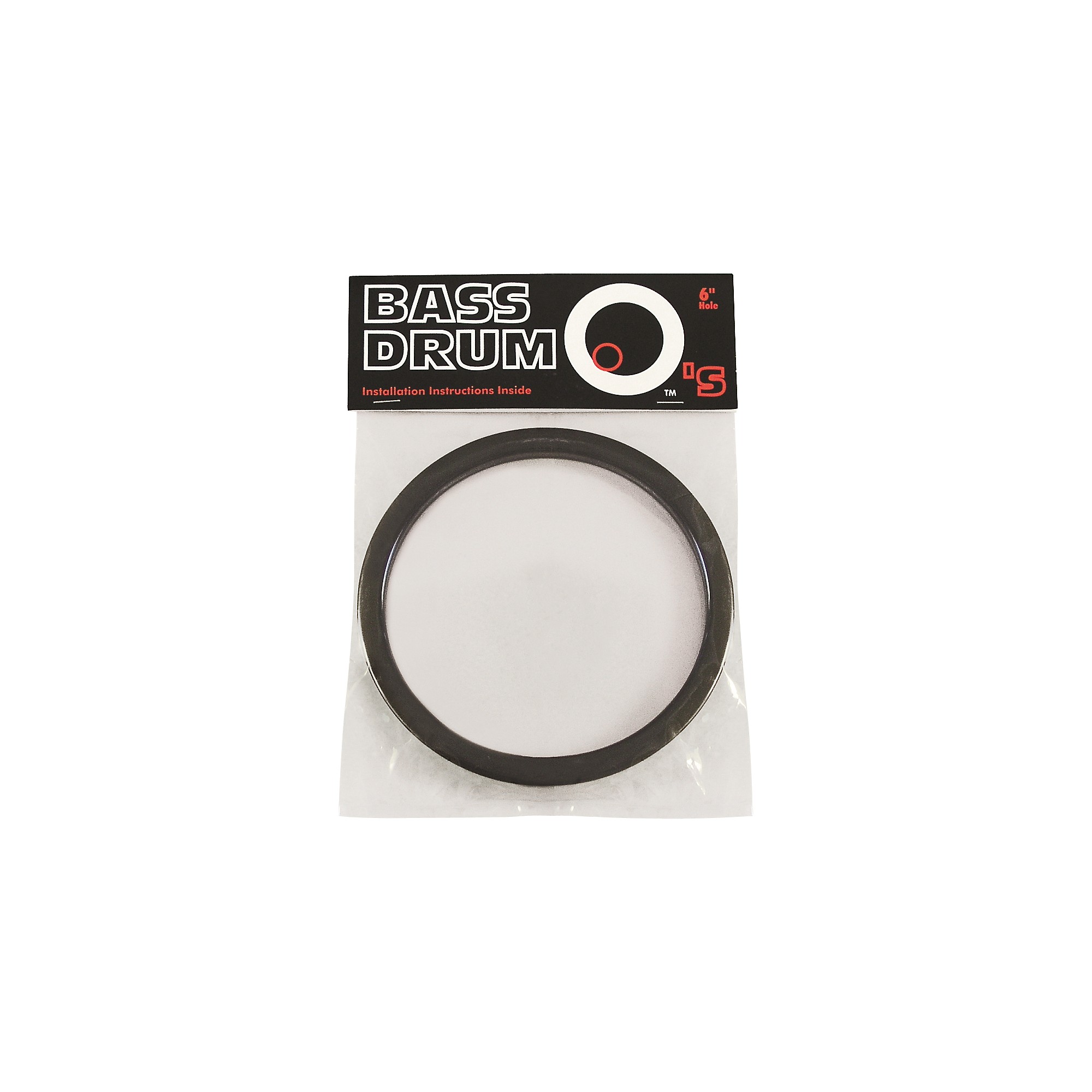 Bass Drum O's Bass Drum O Port Ring Black 6 in. | Guitar Center