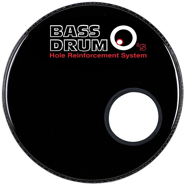 Bass Drum O's Bass Drum O Port Ring Black 6 in.