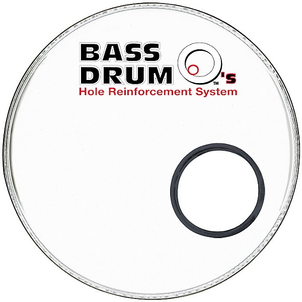 Bass Drum O's Bass Drum O Port Ring Black 6 in.