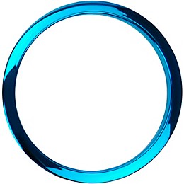 Bass Drum O's Bass Drum O Port Ring Blue Chrome 6 in.