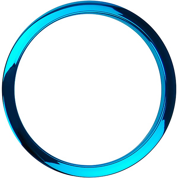 Bass Drum O's Bass Drum O Port Ring Blue Chrome 6 in.