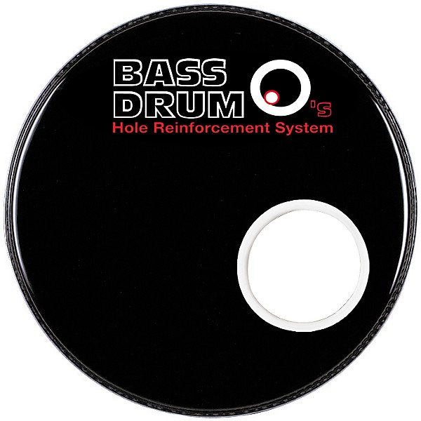 Bass Drum O's Bass Drum O Port Ring White 6 in.