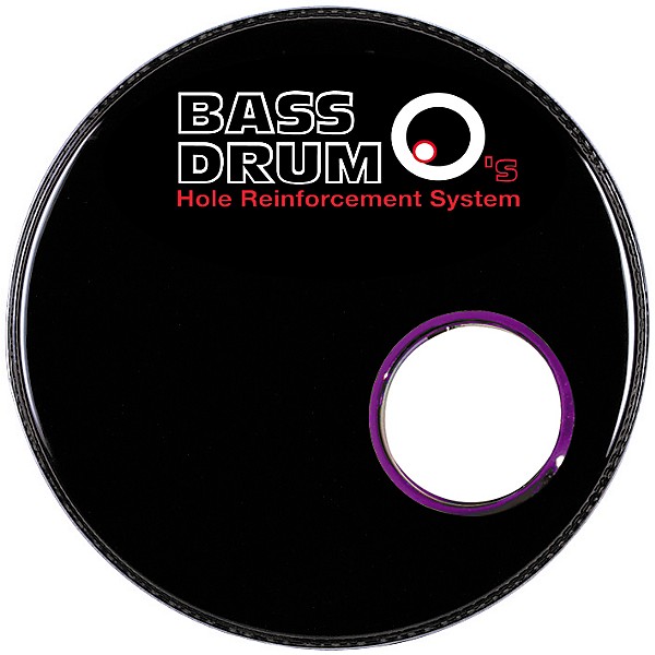 Bass Drum O's Bass Drum O Port Ring Purple Chrome 6 in.