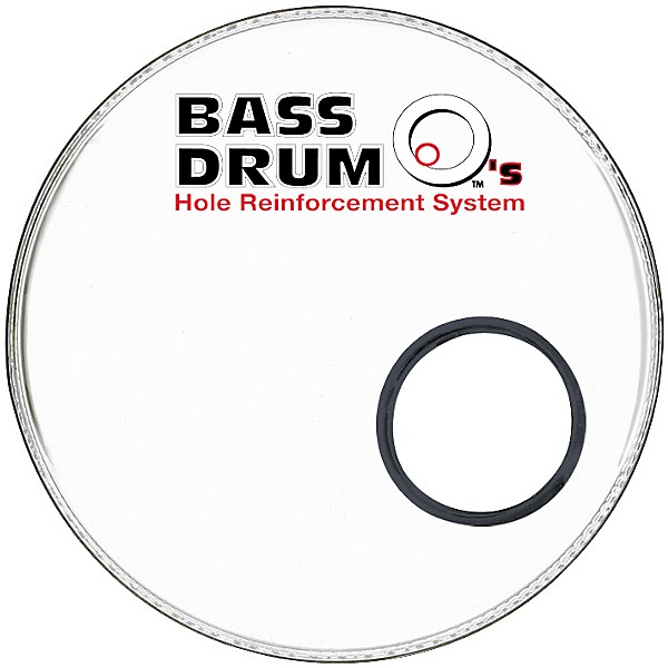Bass Drum O's Bass Drum O Port Ring 4 in. Black