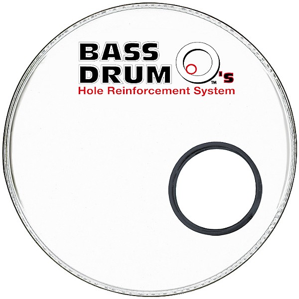 Bass Drum O's Bass Drum O Port Ring 4 in. Red