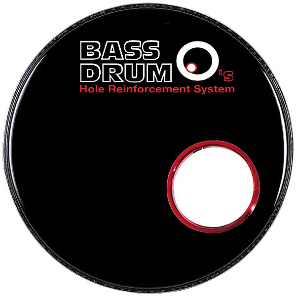 Bass Drum O's Bass Drum O Port Ring Red Chrome 6 in.