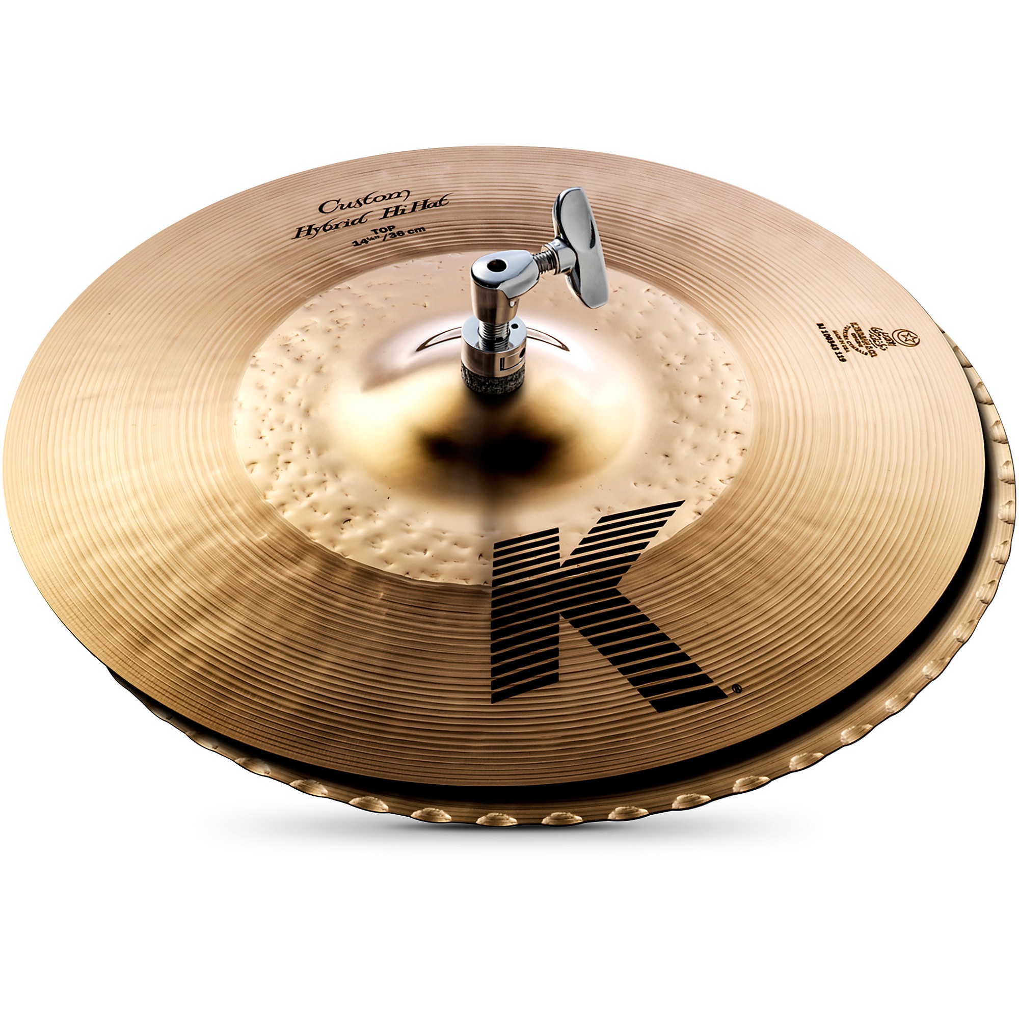 【好評在庫あ】◆zildjian◆K-ZILDJIAN HI HAT 14インチ 80後半〜90年代前半 1240g/1337g 中古 ハイハットシンバル