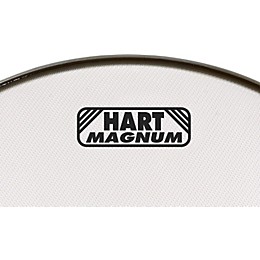 Hart Dynamics Kontrol Screen Magnum Drumhead White 8 in.