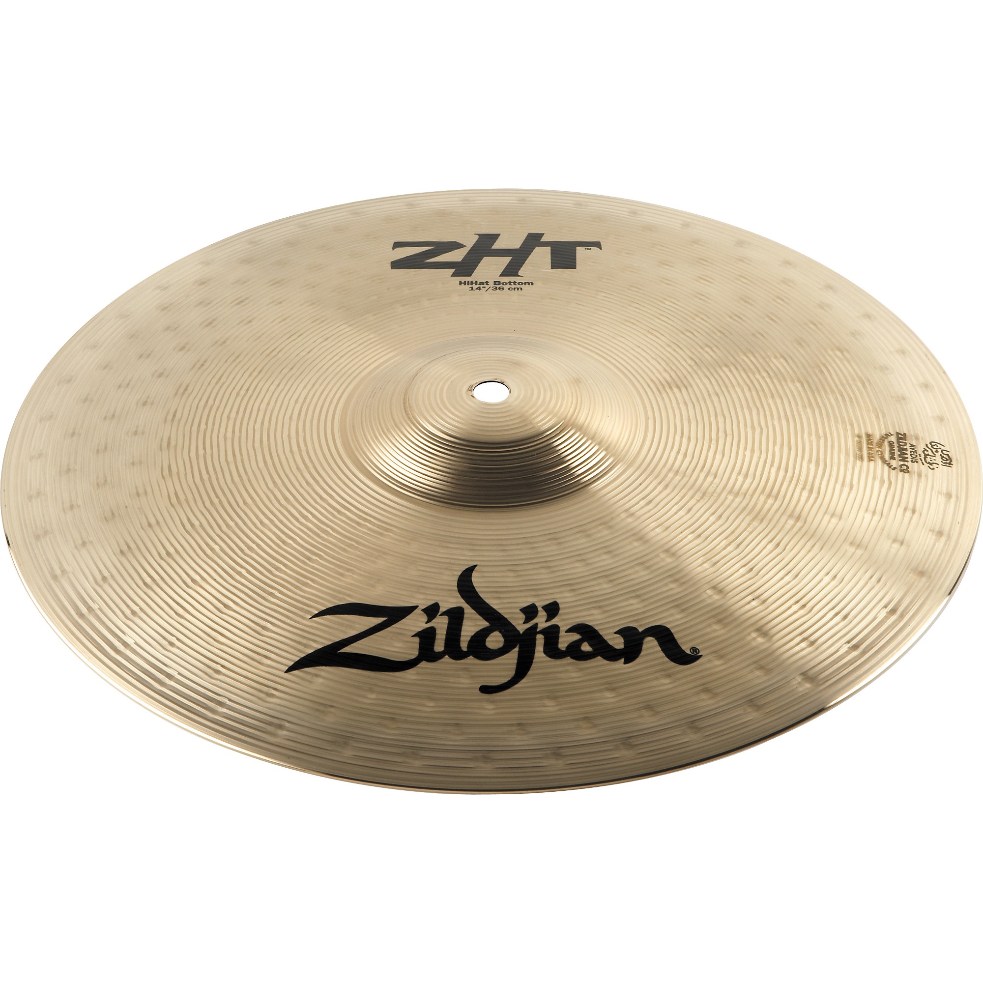 Zildjian ZHT Hi-Hat Bottom Cymbal for Stacking 13 in Zildjian ZHT Hi-Hat Bottom Cymbal for Stacking 13 in