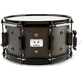 Pork Pie Little Squealer Snare Drum Satin Black Ebony 7 x 13 in.