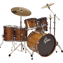 Gretsch Drums Catalina Maple Fusion Shell Pack with Free 16" Floor Tom Deep Amber