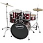 Pulse 5-Piece 22/10/12/14 Drum Set with Hardware Wine Red thumbnail