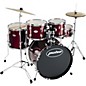 Pulse 5-Piece 22/10/12/14 Drum Set with Hardware Wine Red