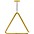 MEINL Brass Triangle 4 In MEINL Brass Triangle 8 in