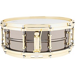 Ludwig Black Beauty Brass on Brass Snare Drum Brass 14 x 5 in.