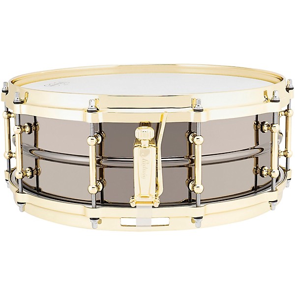 Ludwig Black Beauty Brass on Brass Snare Drum Brass 14 x 5 in.