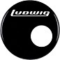 Ludwig Logo Resonance Bass Drum Head with Port Black 20 in. thumbnail