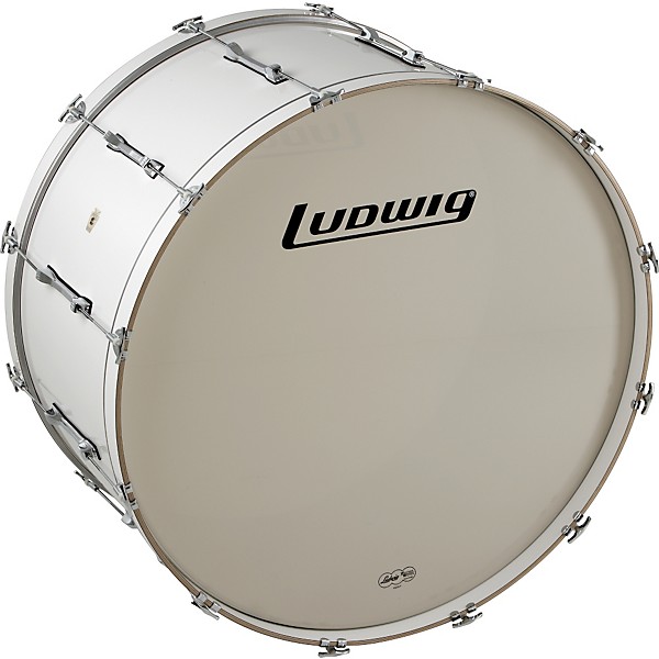 Ludwig LE-CB Bass Drum White 18x40