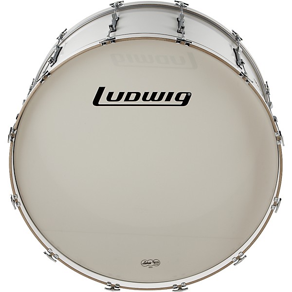 Ludwig LE-CB Bass Drum White 18x40