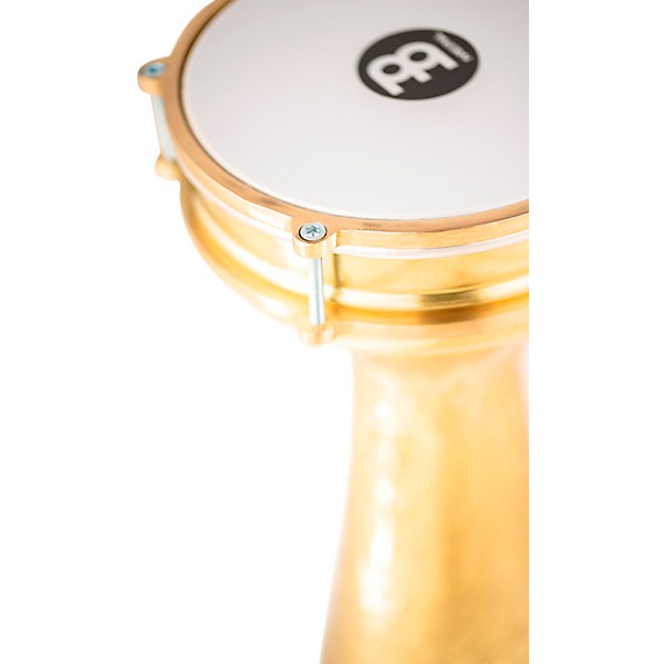 MEINL HE-215 Brass-Plated and Hand-Hammered Copper Darbuka