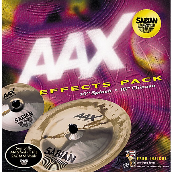 SABIAN AAX 2-Piece Effects Cymbal Pack