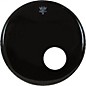 Open Box Remo Ambassador Bass Drum Head with 5.5" Port Hole Level 1 Ebony 24 in. thumbnail