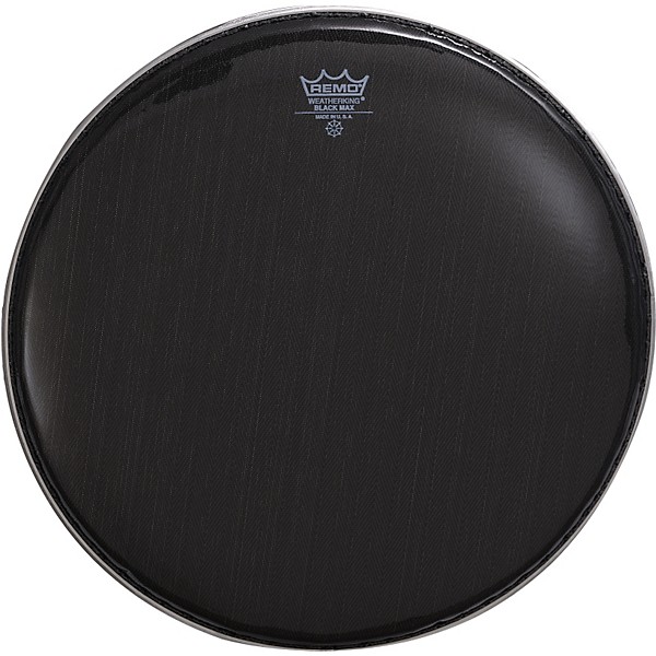 Remo Black Max Crimped Marching Snare Drum Head Ebony 13 in.