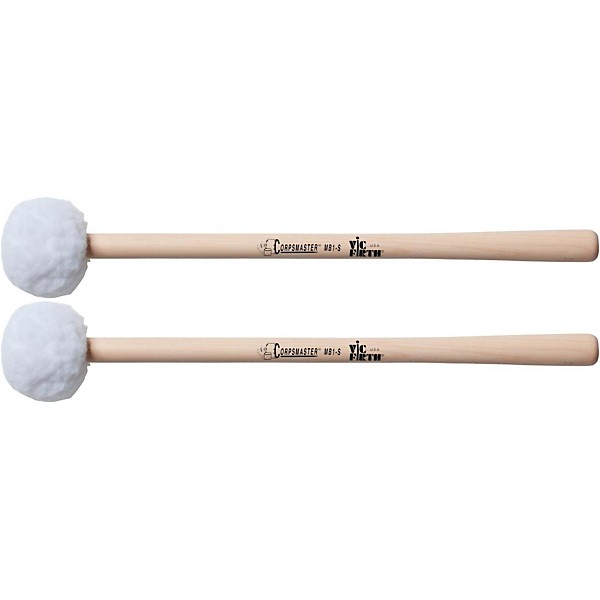 Vic Firth Corpsmaster Marching Bass Mallets Soft Small