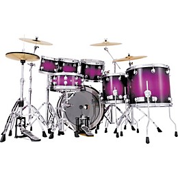 Mapex Saturn Plus Bass Fusion Pop 22 7-Piece Drum Set Electric