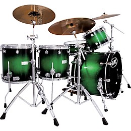 Mapex Saturn Crossover Drum Set Green Apple Burst Sparkle Lacquer