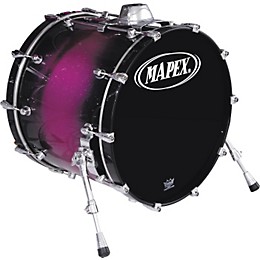 Mapex Saturn Bass Drum Transparent Black 18 x 16 in.