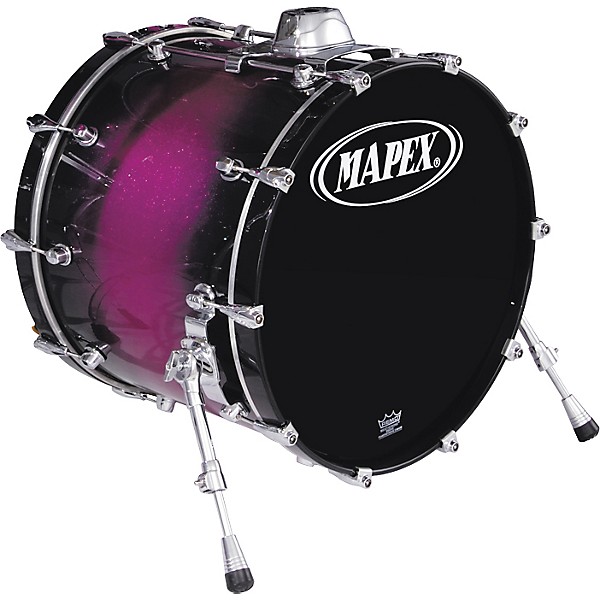 Mapex Saturn Bass Drum Transparent Black 18 x 16 in.