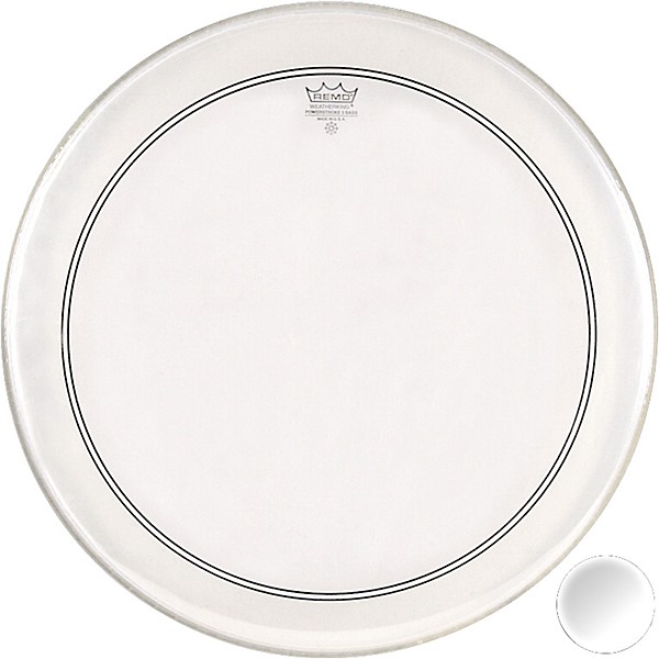 Remo 4-Piece Clear Pinstripe Pro Pack with Free 14 in. Coated Ambassador Snare Drum Head Fusion