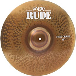 Paiste Rude Thin Crash 17 in. Paiste Rude Thin Crash 16 in.