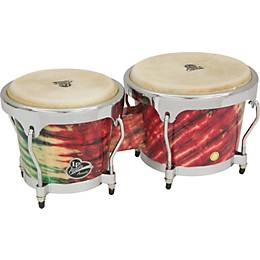 LP LP Aspire Accent Bongos Tie Dye Red