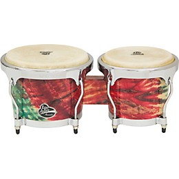 LP LP Aspire Accent Bongos Tie Dye Red