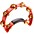 Rhythm Tech Tambourine With Brass Jingles Black 9.5 in. Rhythm Tech Tambourine With Brass Jingles Red 9.5 In