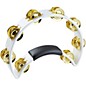 Rhythm Tech Tambourine With Brass Jingles White 9.5 In thumbnail