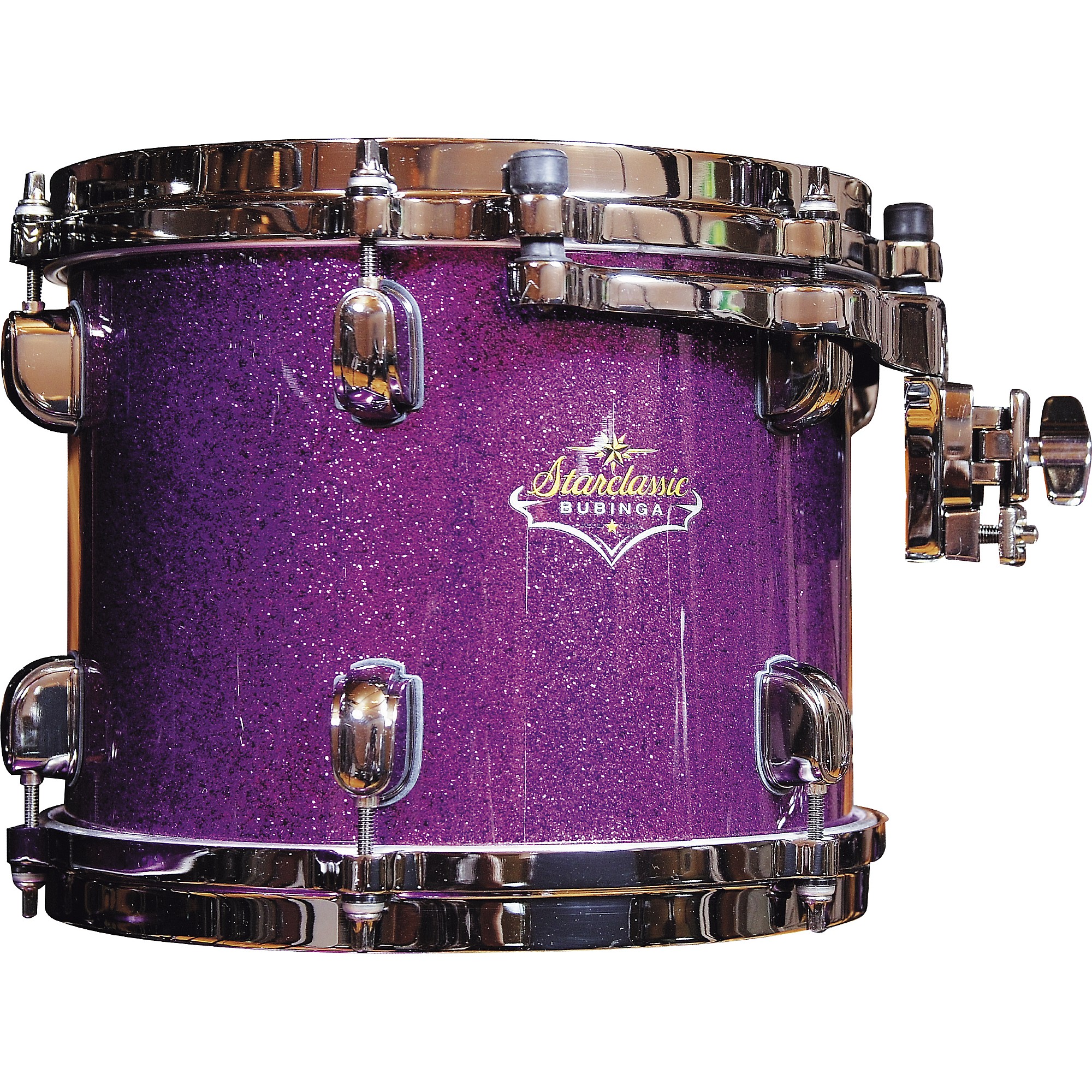 TAMA StarClassic Bubinga Tom White Pearl with Diamond Inlay