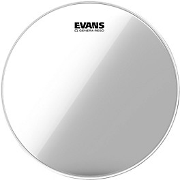 Evans Genera Resonant Clear Drum Head 16 in. Evans Genera Resonant Clear Drum Head 12 in.