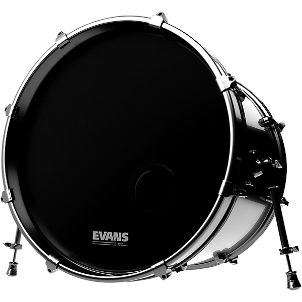 Evans EMAD Resonant Bass Drum Head Black 22 in.