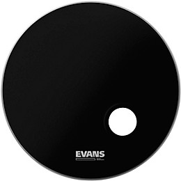 Evans EMAD Resonant Bass Drum Head Black 24 in.