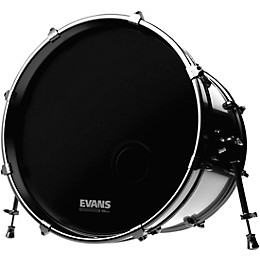 Evans EMAD Resonant Bass Drum Head Black 24 in.