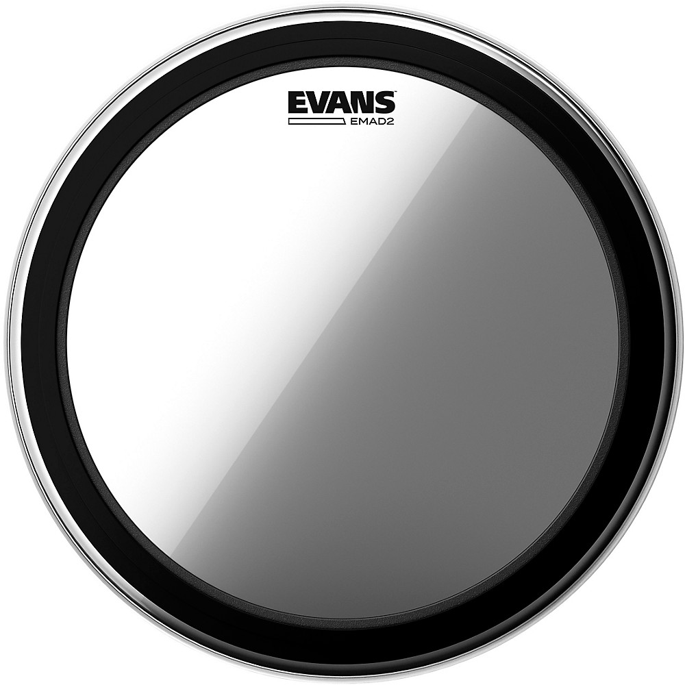6. Evans EMAD2 Clear Bass Drum Head